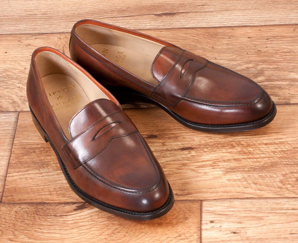 ARRAN Mens Brown Calf Loafer - Image 3