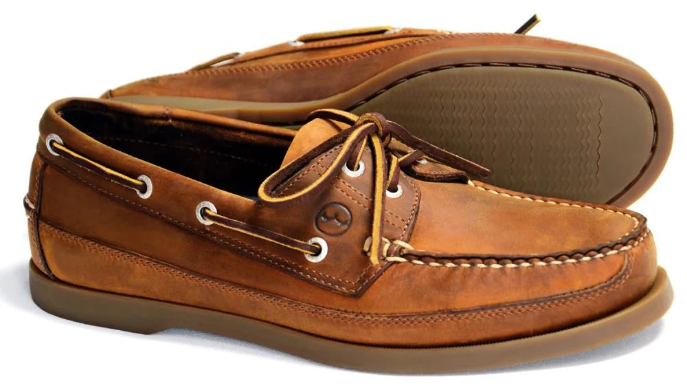 Augusta Mens Sand Nubuck Sailing Shoe