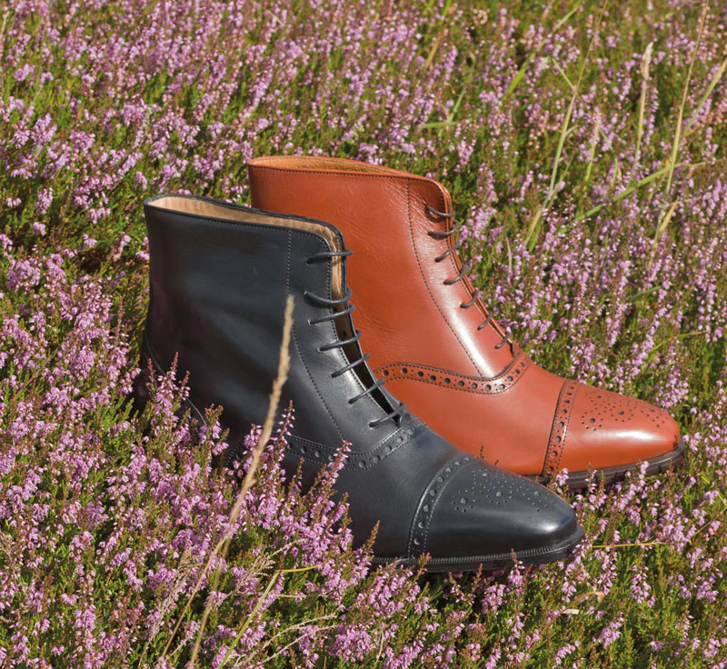 Mens Balmoral Boot Black Calf - Image 3