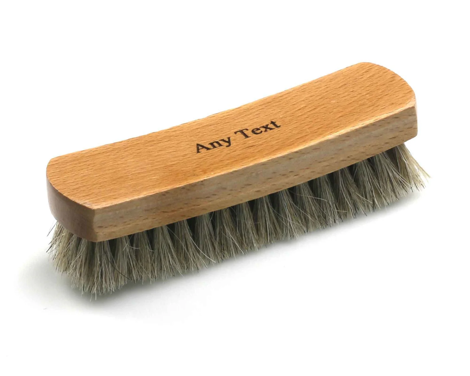Personalisable Small Wood Valet Box Shoe Cleaning Kit with beeswax polish - Image 4