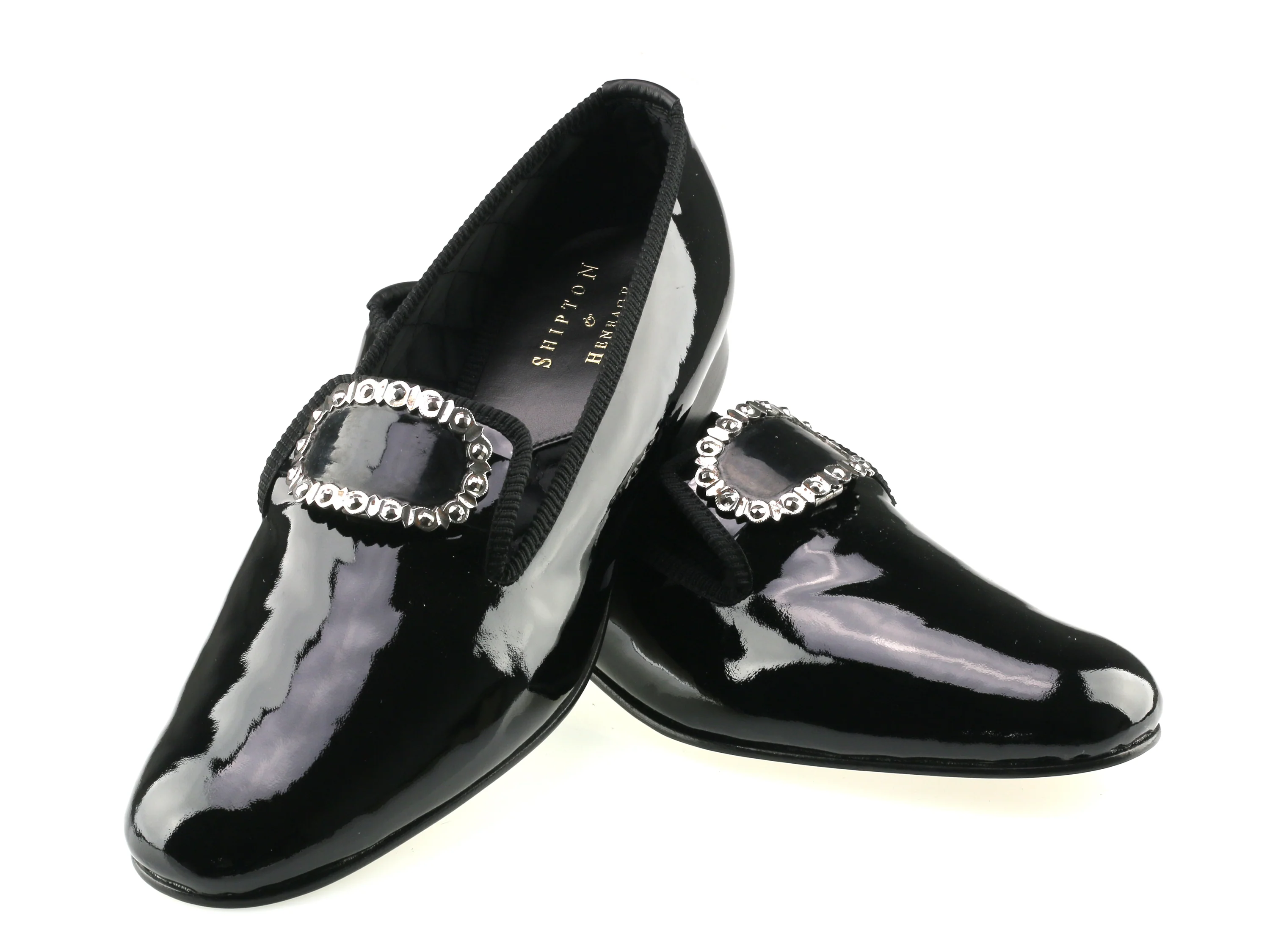 Black Patent Shrieval Dress Shoes - Image 3