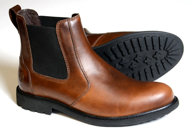 Brecon Mens Brown Leather Dealer Boot