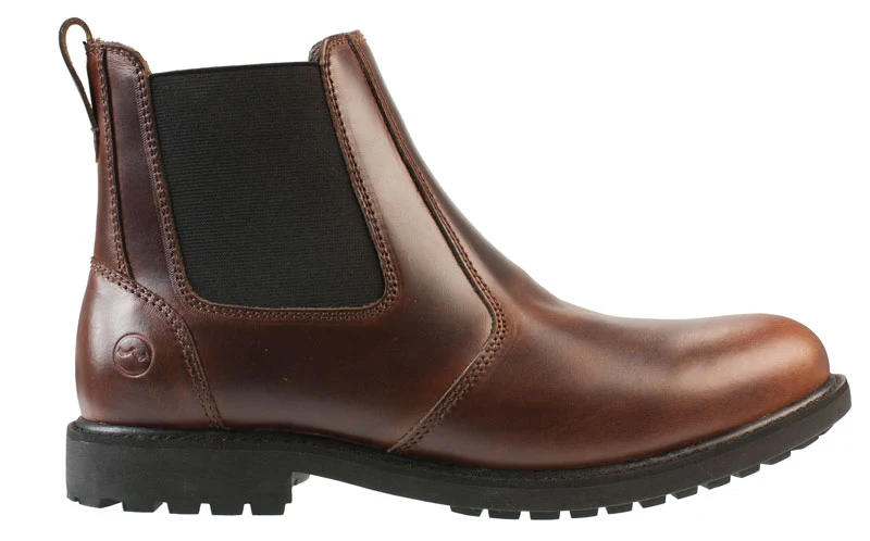Brecon Mens Brown Leather Dealer Boot - Image 2