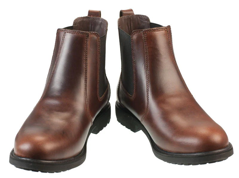 Brecon Mens Brown Leather Dealer Boot - Image 3