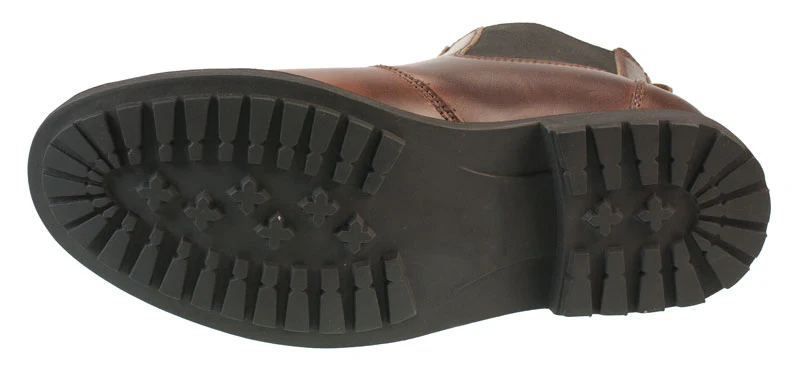 Brecon Mens Brown Leather Dealer Boot - Image 5