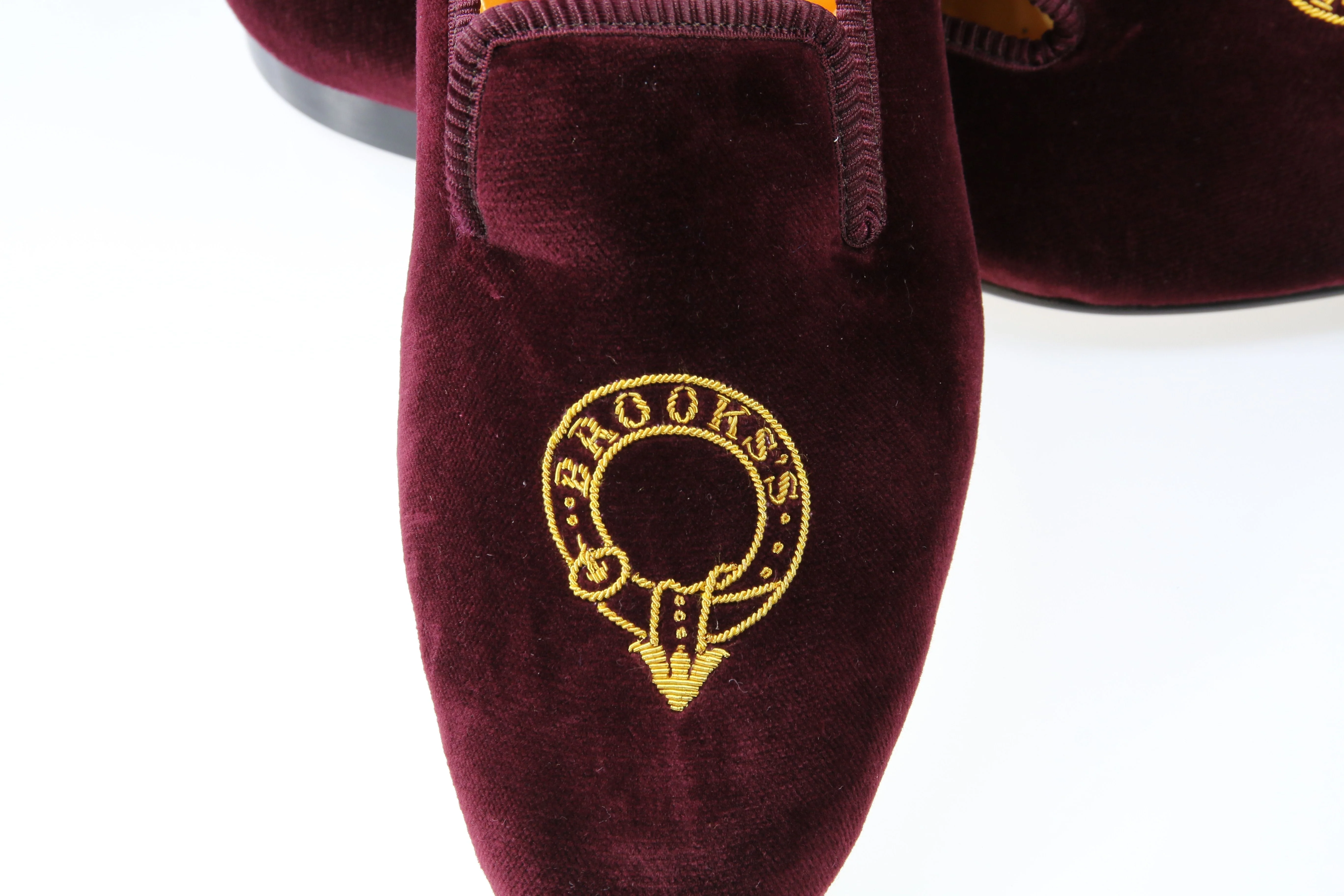Brooks's Club Velvet Slippers - Image 2