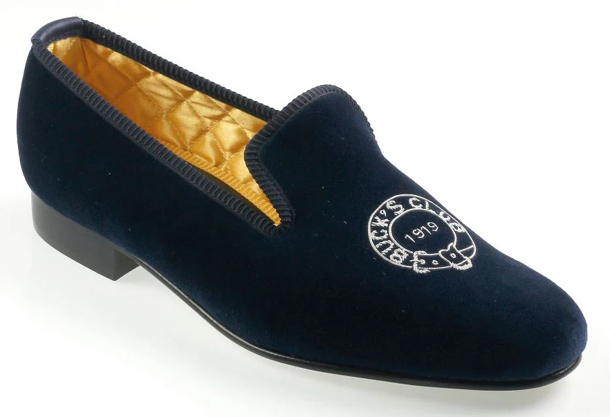 Bucks Club Velvet Slippers - Image 2