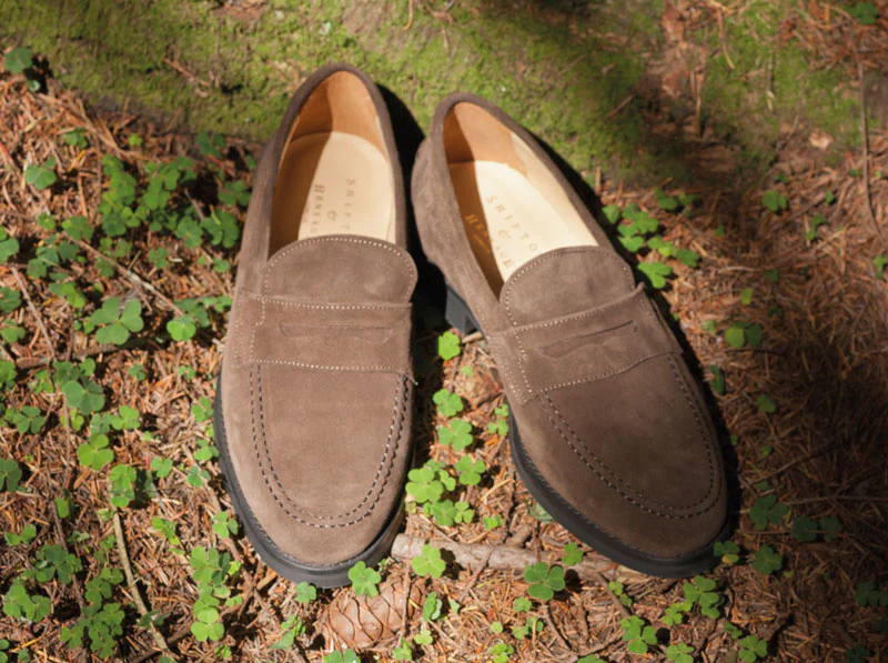 Cam Mens Chocolate Brown Suede Loafer With Rubber Sole - Image 3