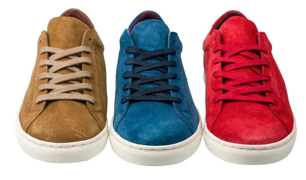 CARMEL Men's Red Suede Sneakers - Image 2