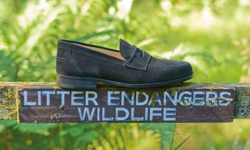 Cherwell Mens Black Suede Loafer - Image 3