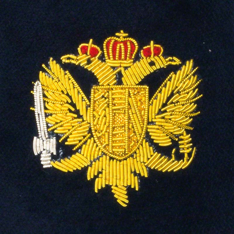 Club Society Motif Velvet Cushion - Image 12
