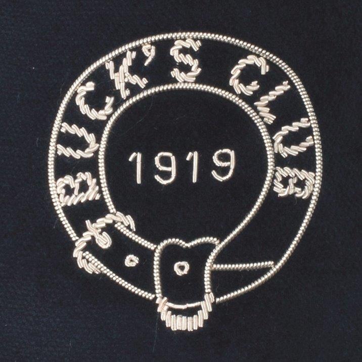 Club Society Motif Velvet Cushion - Image 19