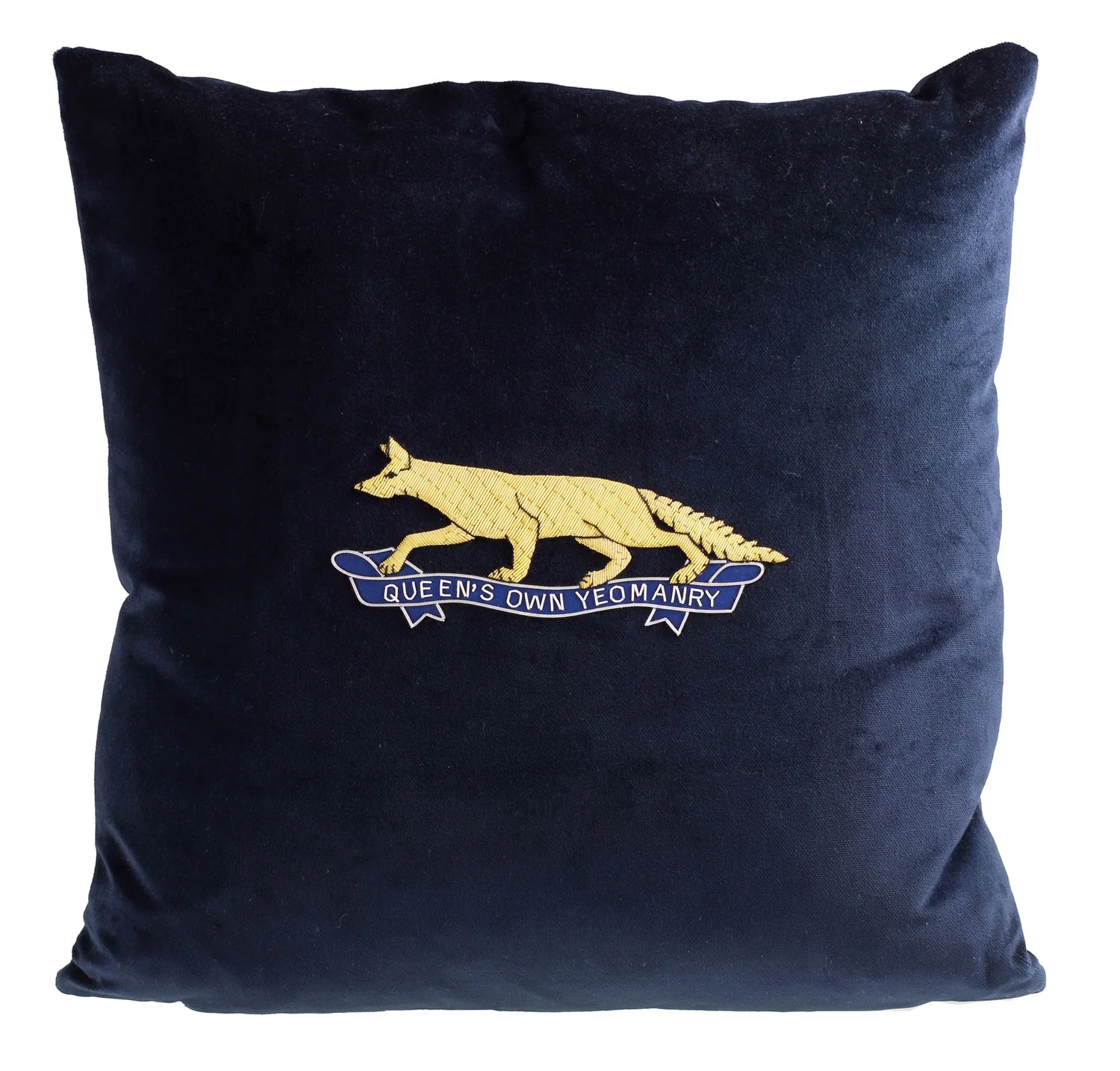 Club Society Motif Velvet Cushion - Image 23