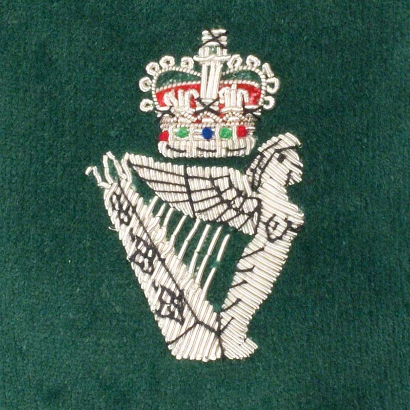 Club Society Motif Velvet Cushion - Image 9