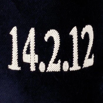 Bespoke Commemorative Velvet Slipper - Image 4