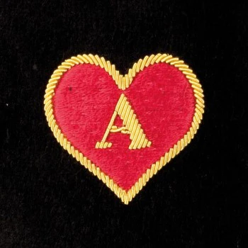 Bespoke Commemorative Velvet Slipper - Image 5