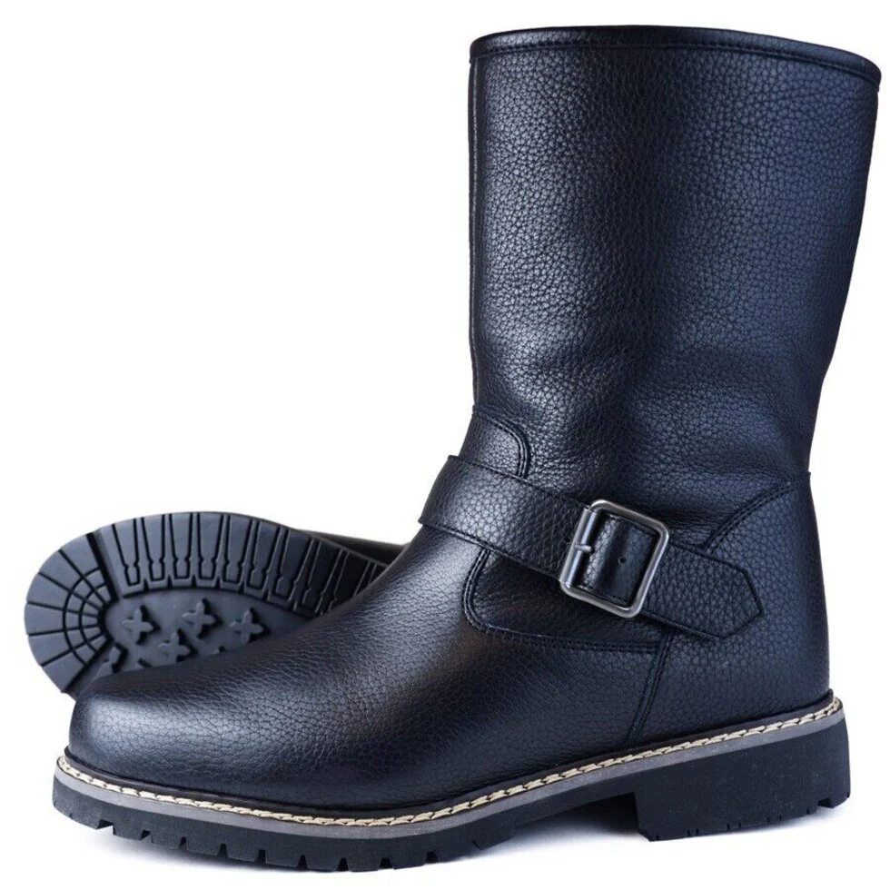 Coniston Ladies Black Sheepskin Lined Winter Boots