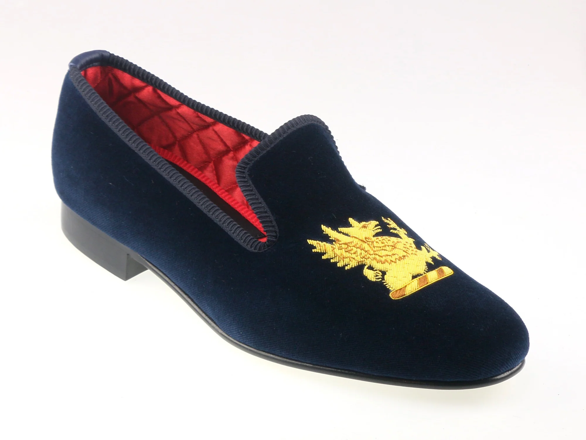 Family Crested Velvet Slippers - Image 13