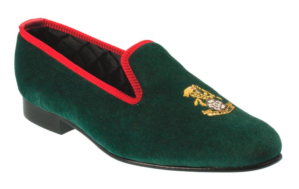 Family Crested Velvet Slippers - Image 3