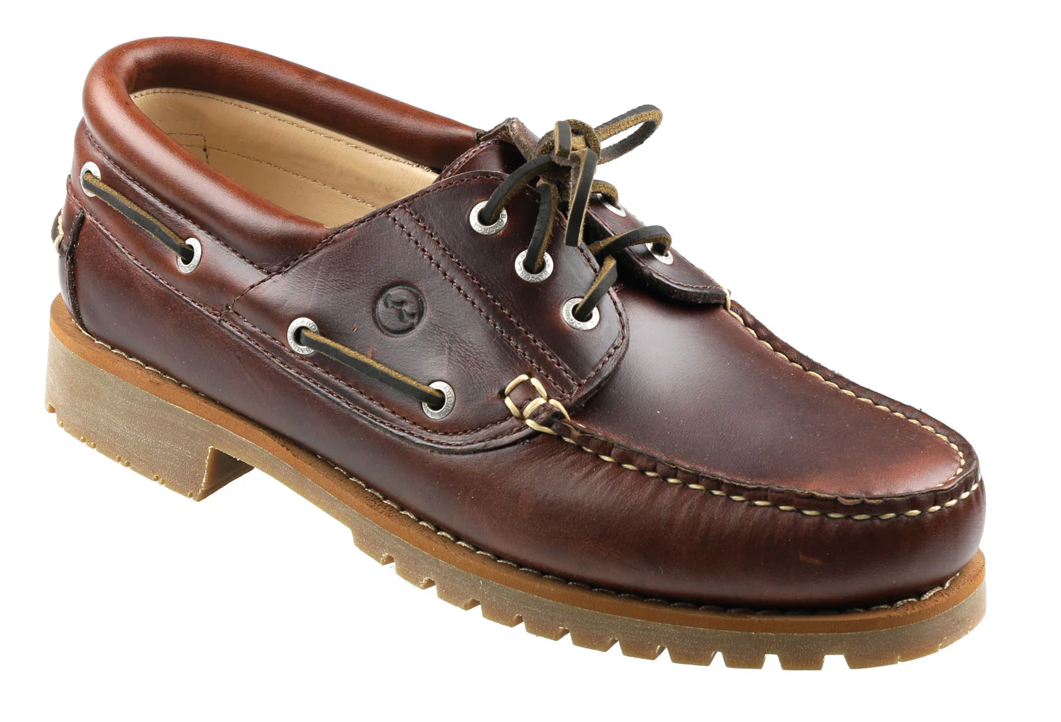 Cutter Mens Chestnut Brown Deck Shoe