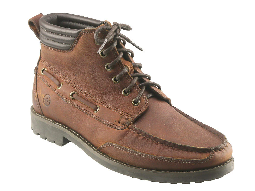 Dartmouth Mens Havana Brown Leather Boot