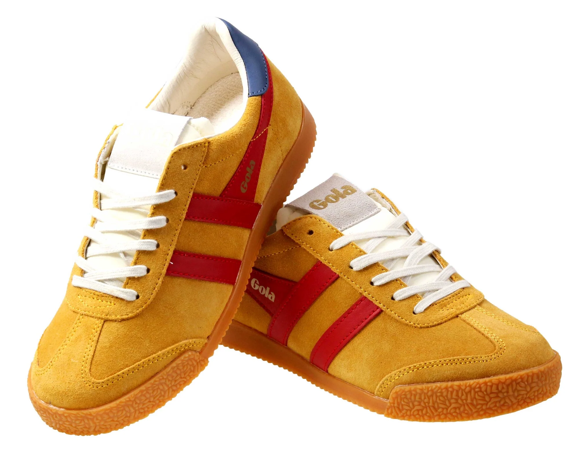 Elan Ladies Sun Deep Red Suede Classic Trainers - Image 2