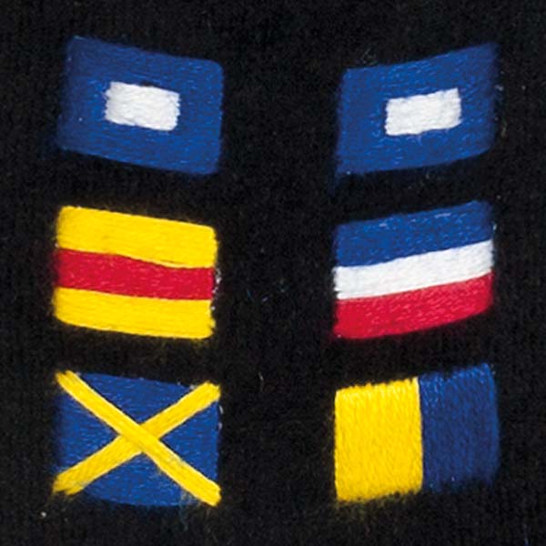England Expects Motif Embroidered Velvet Slipper - Image 2