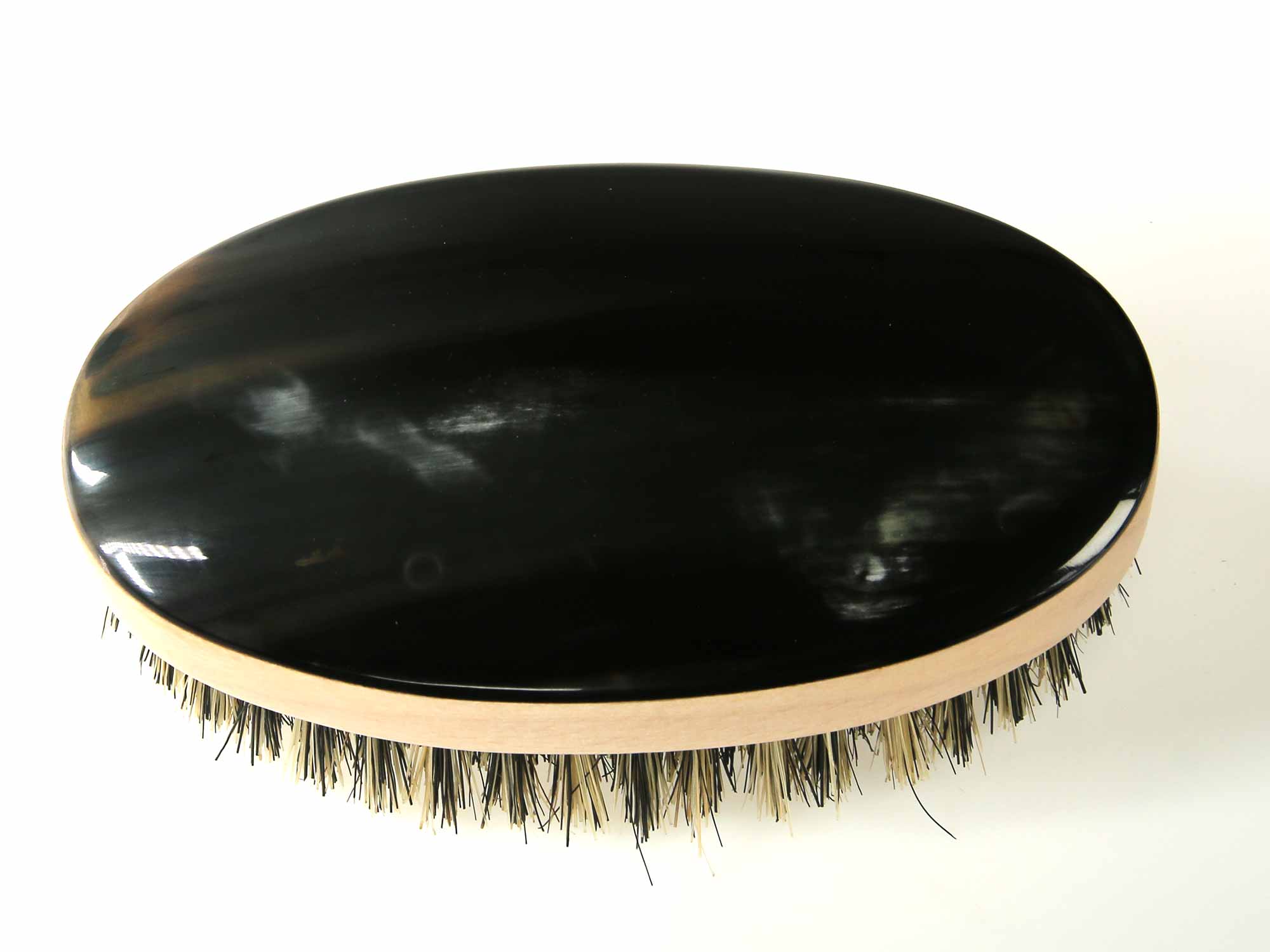 Engravable Real Horn Hair Brush-HB249
