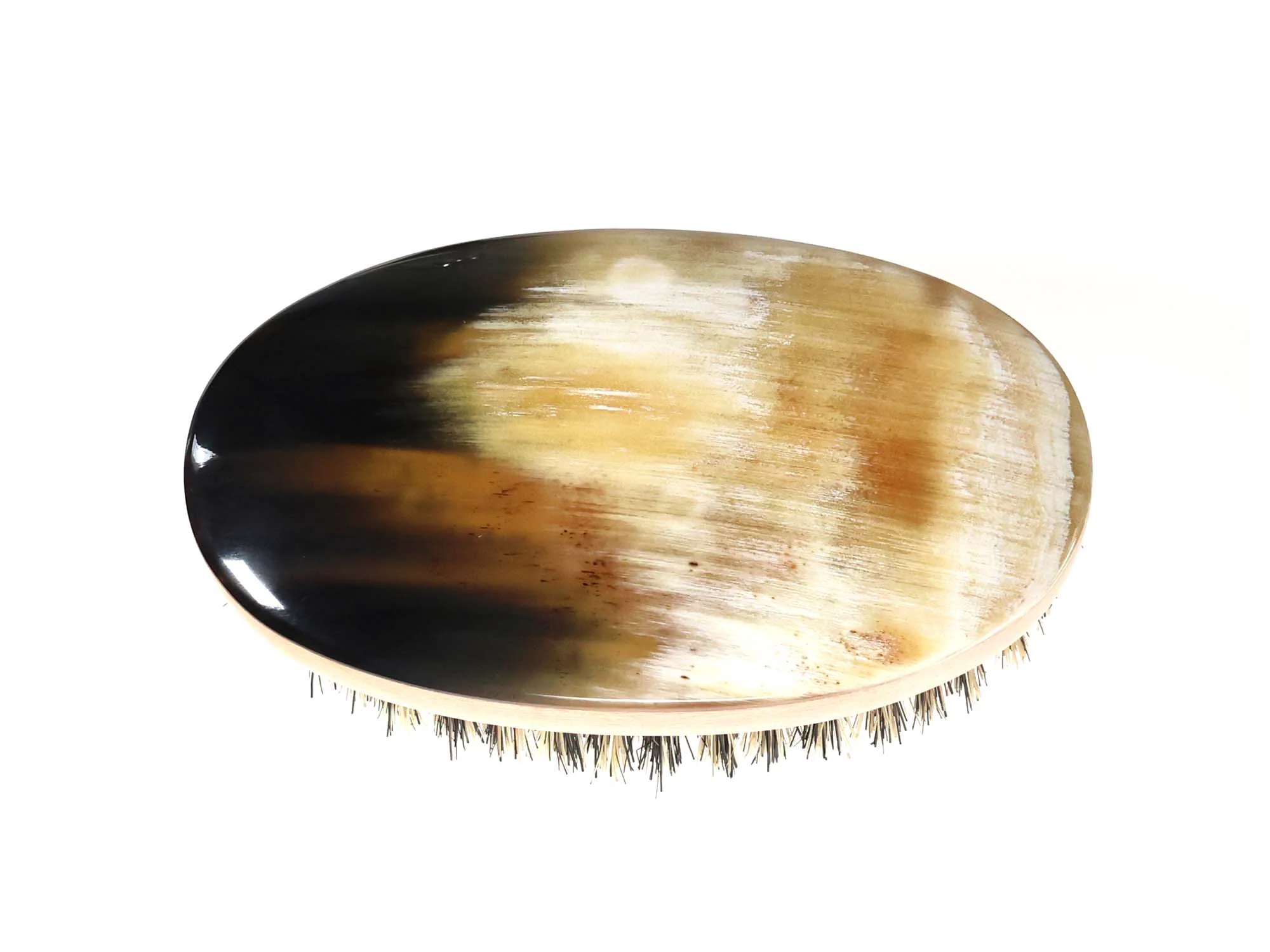 Engravable Real Horn Hair Brush-HB250