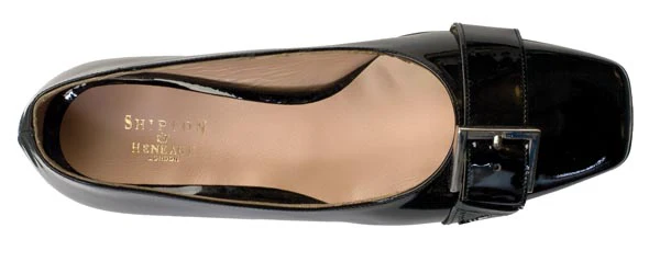 FLORENTINA Ladies Brown Suede Court Shoe - Image 2