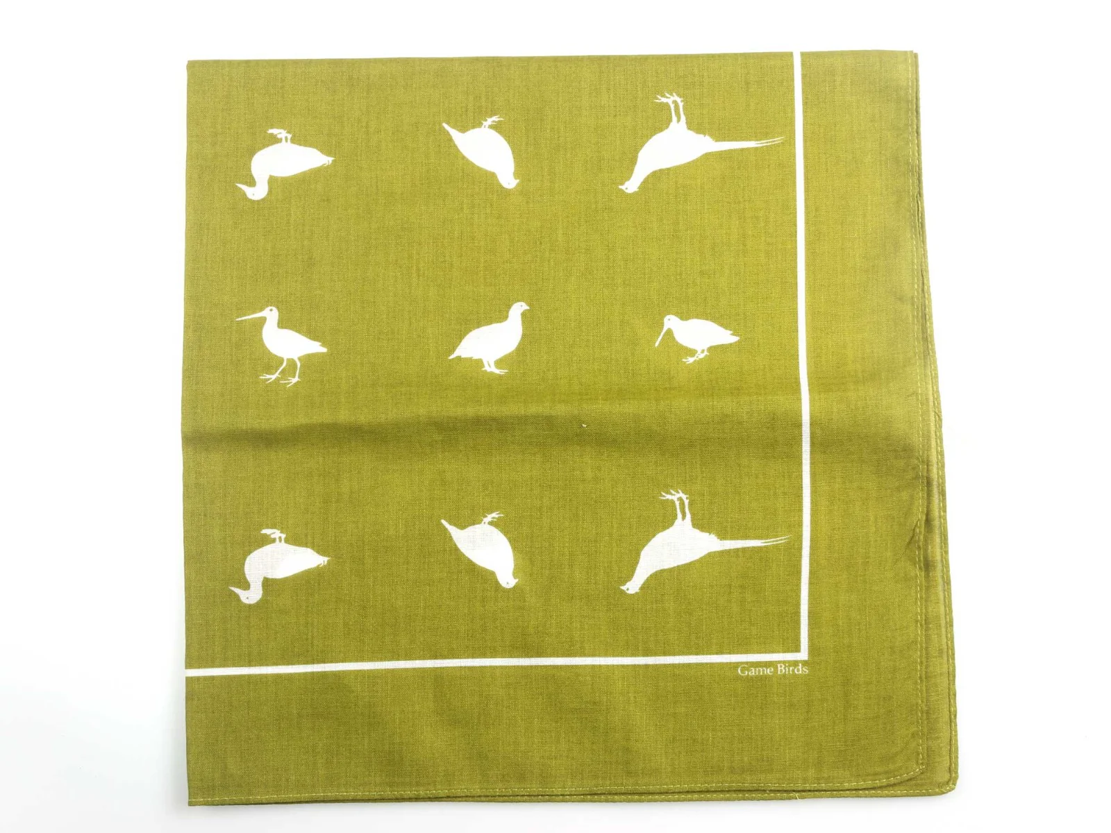 Game Bird Motif Giant Cotton Handkerchief - Image 4