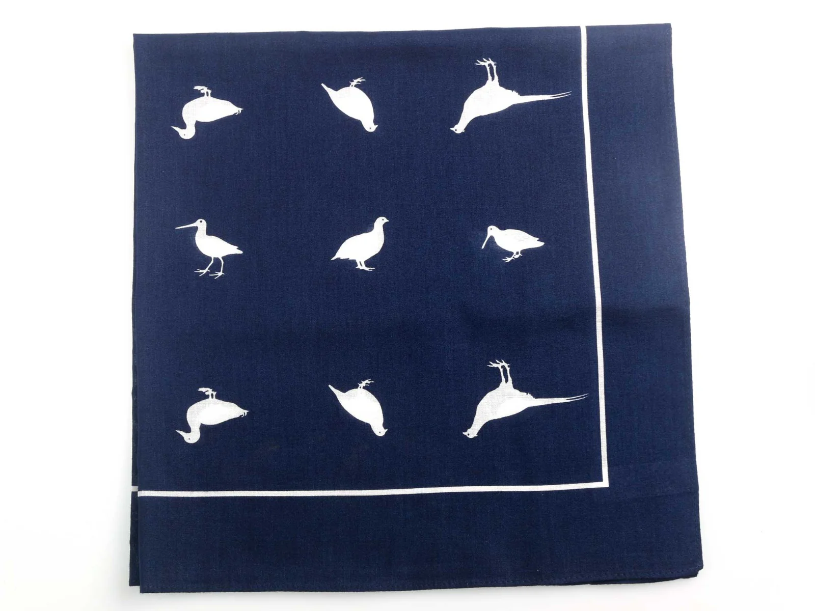 Game Bird Motif Giant Cotton Handkerchief - Image 5