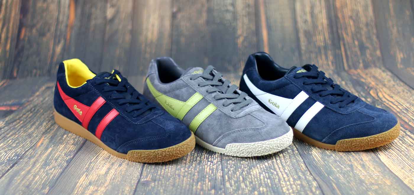 Harrier Ladies Ash Suede Classic Trainers - Image 3