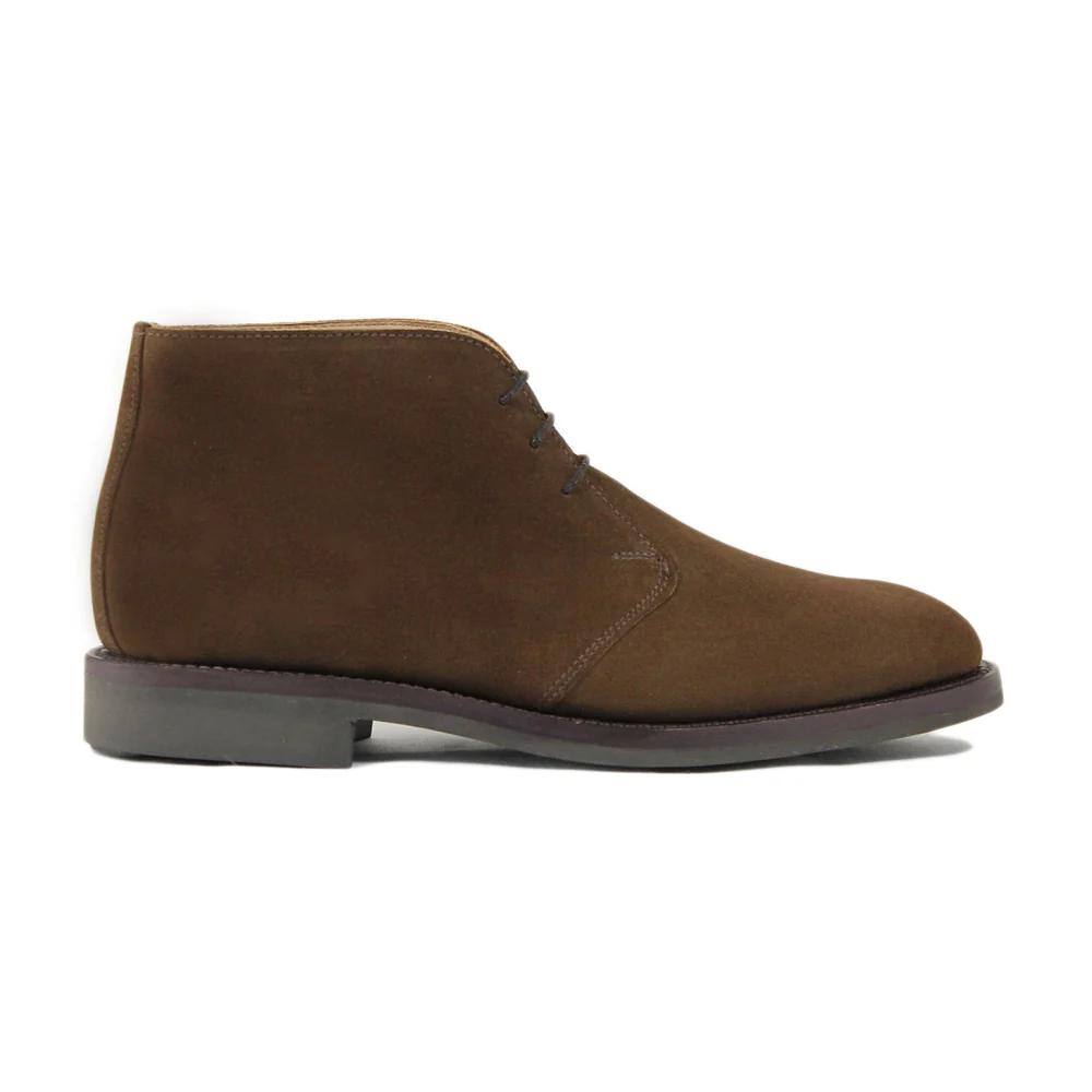 Holborn Mens Brown Suede Chukka Boot - Image 3