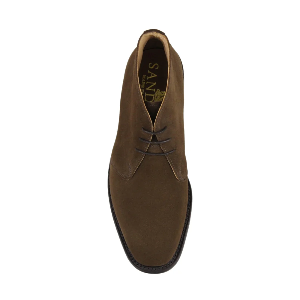 Holborn Mens Brown Suede Chukka Boot - Image 4