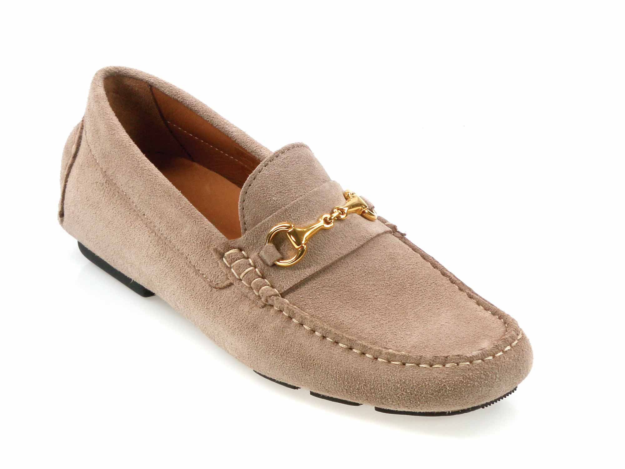 ISOLA Mens Beige Suede Driving Shoe