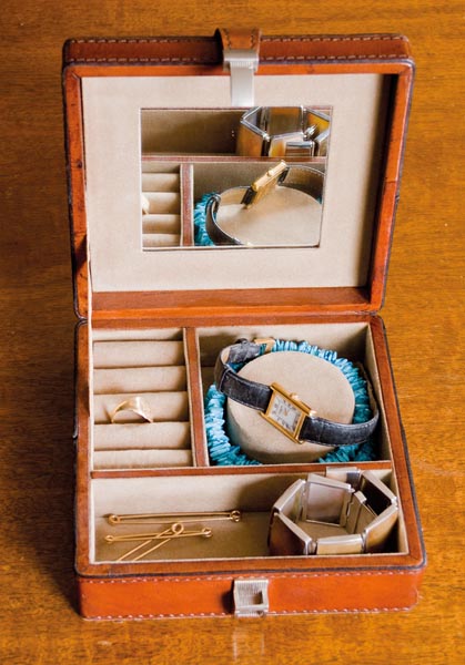 Chestnut Brown Jewellery Box