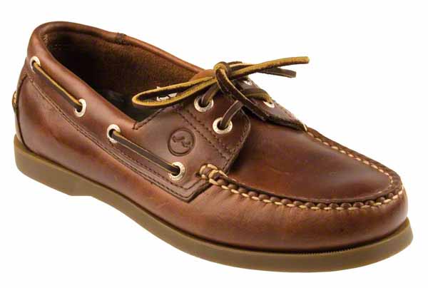 KETCH Ladies Saddle Brown Sailing Shoe