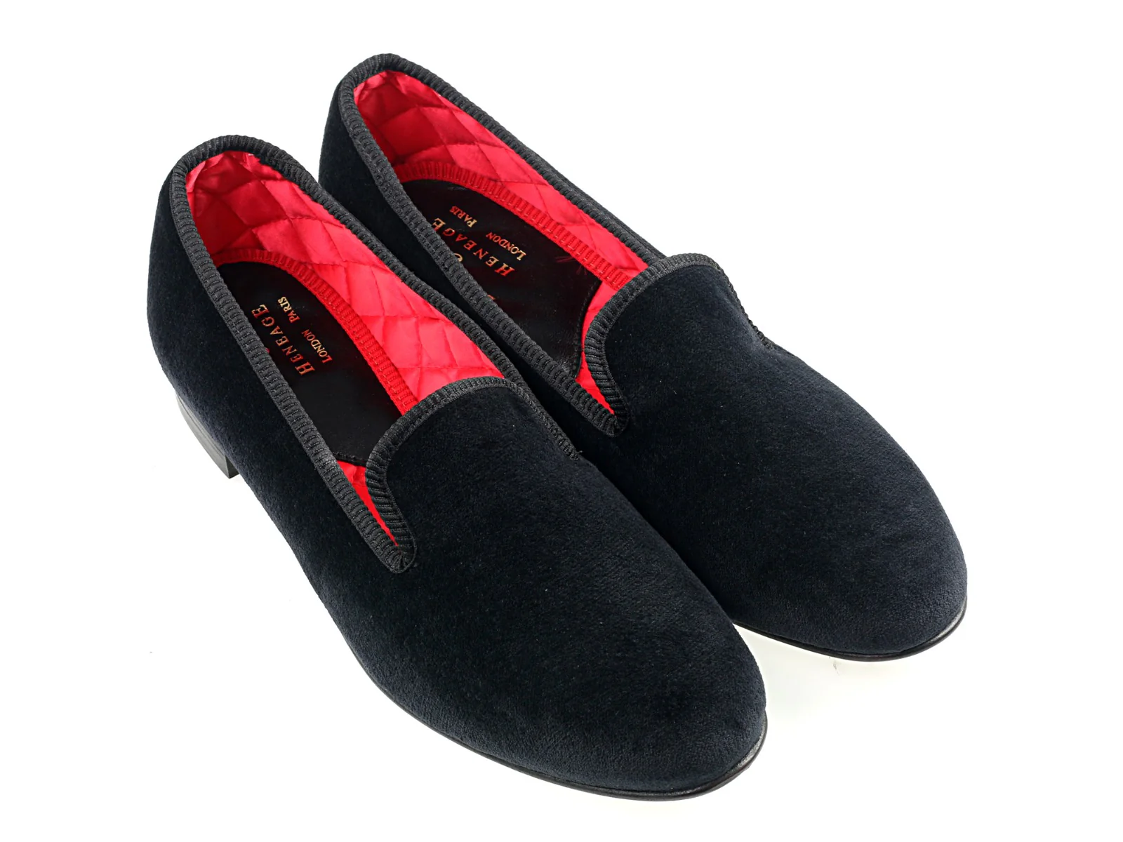 Ladies Black Velvet Slipper - UK 8.5 - Image 2