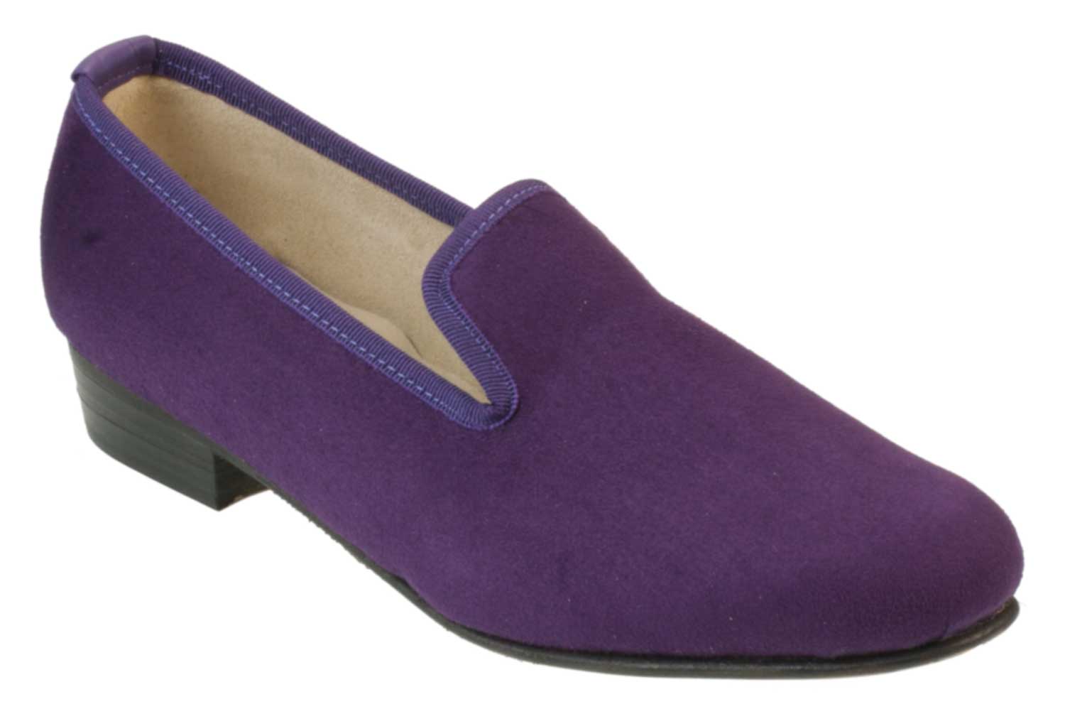 Ladies Dewberry Faux Suede Slipper - UK 3.5