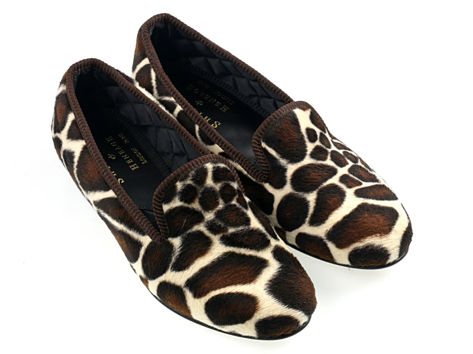 Ladies Giraffe Fabric Slipper - UK 6.5 - Image 2