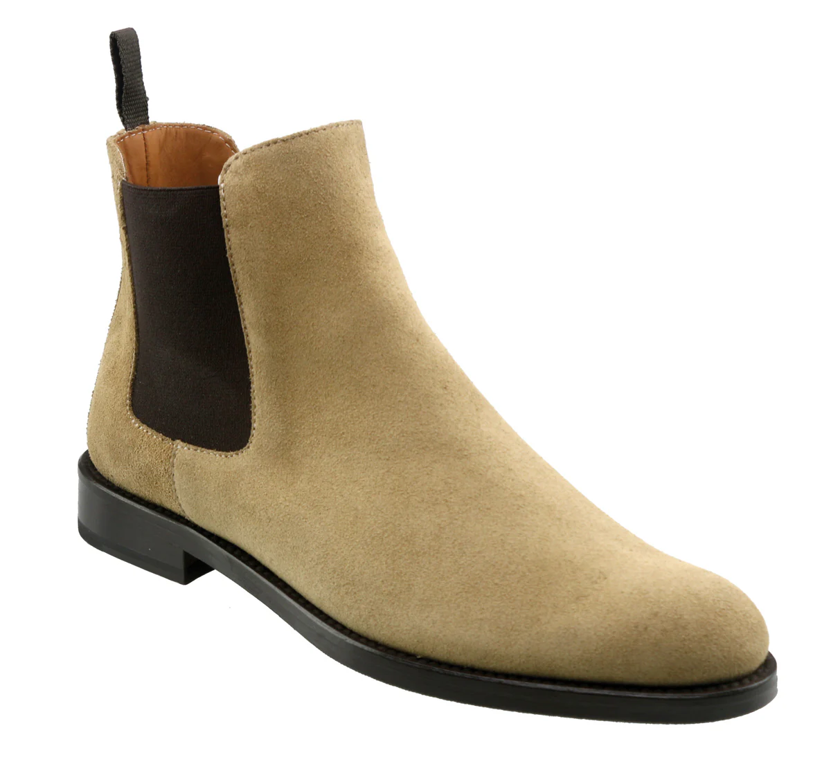 Ladies Sand Suede Chelsea Boot