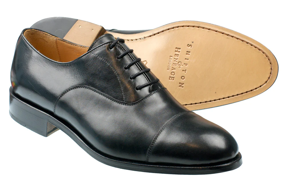 Leven Mens Black Oxford - Image 2