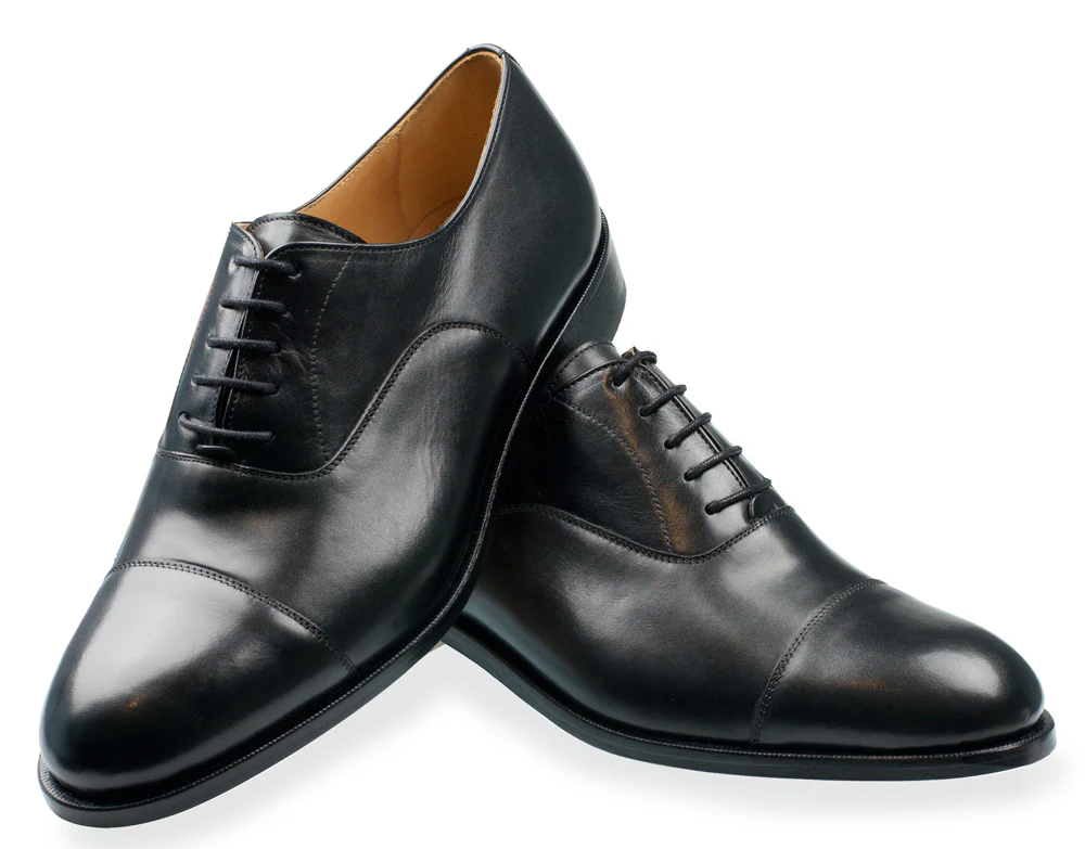 Leven WIDE Mens Black Oxford - Image 3