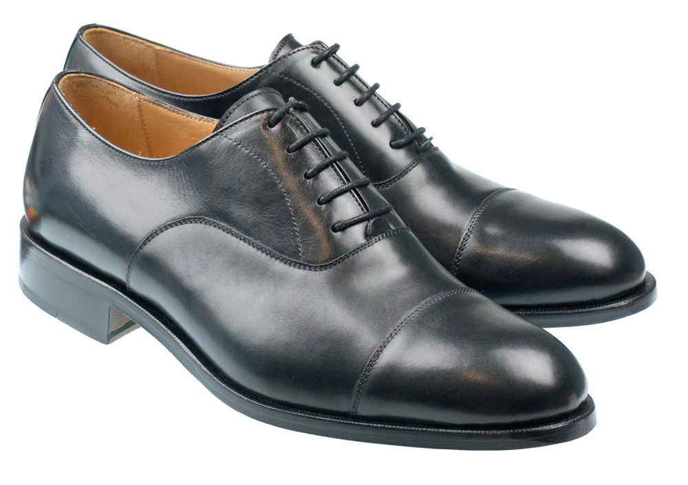 Leven WIDE Mens Black Oxford - Image 4