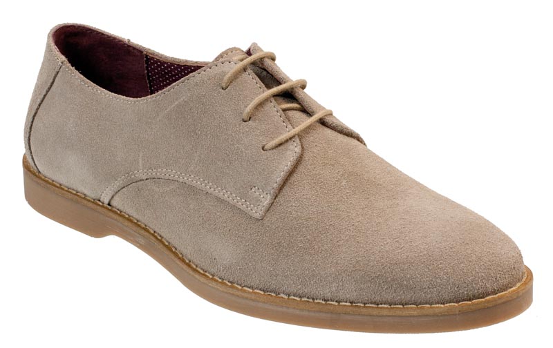 LIPARI - Mens Fawn Suede Summer Derby