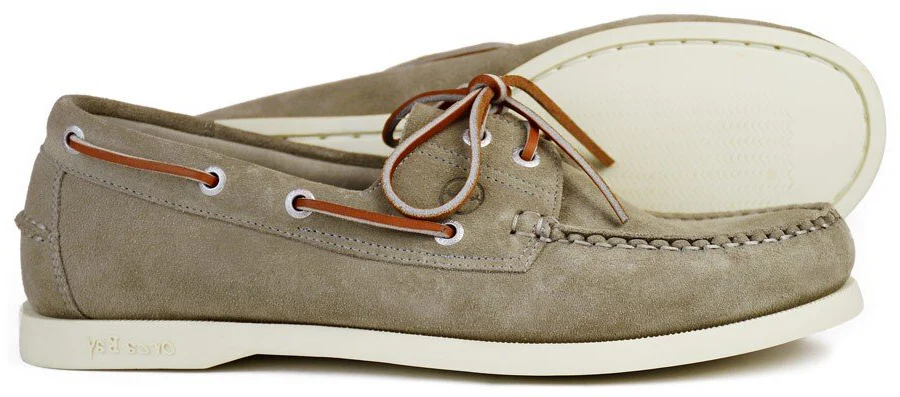 Maine Mens Taupe Deck Shoe