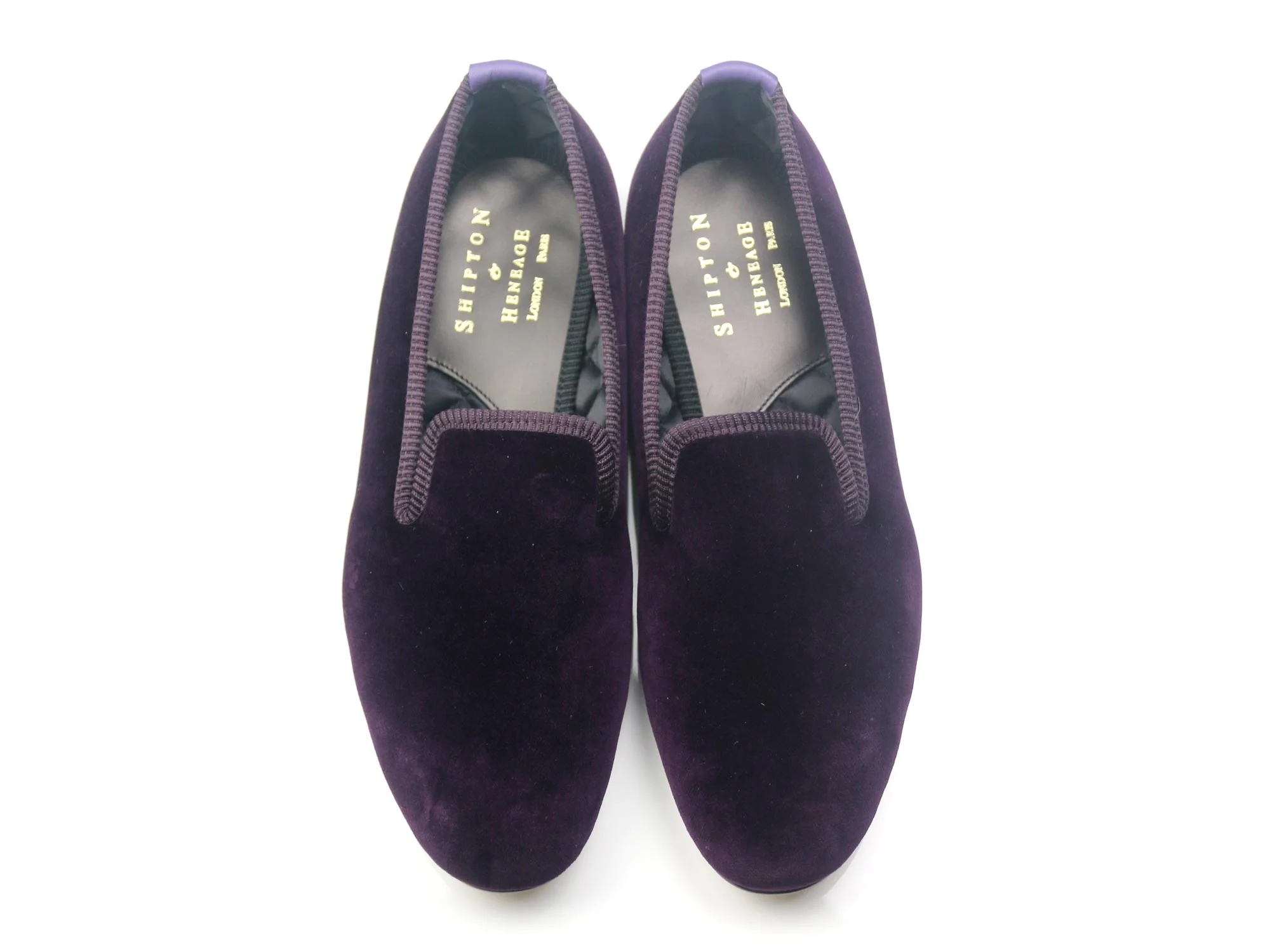 Mens Regal Velvet Slipper - UK 8.5