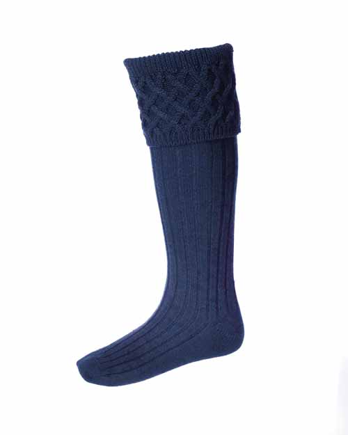 Rannoch - Navy Shooting Socks - Image 3