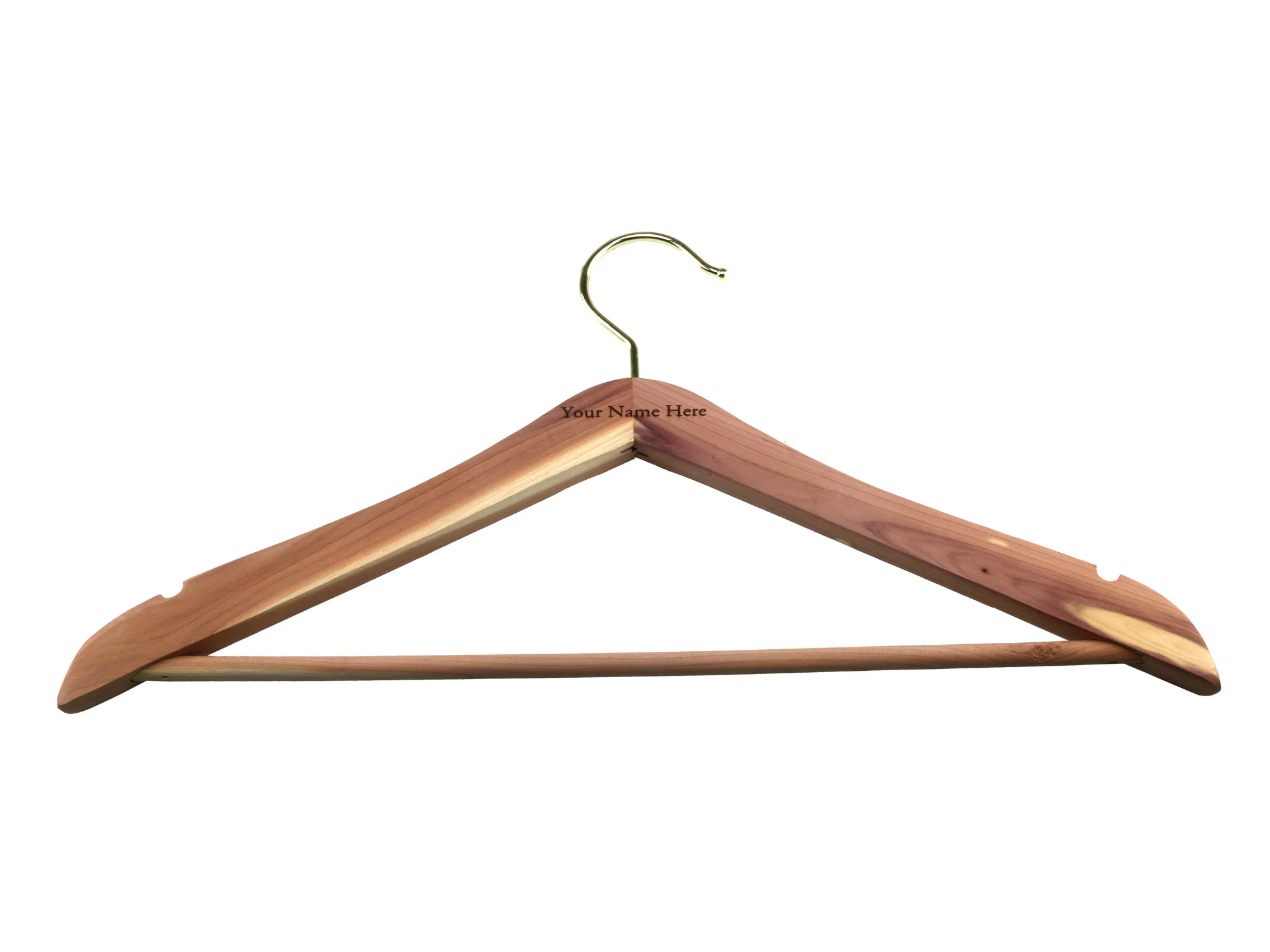 Cedar Wood Coat Hanger 10 Pack - Image 3